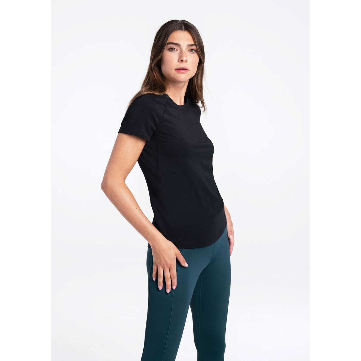 Lole Performance Wool T-shirt femme noir lateral