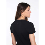 Lole Performance Wool T-shirt femme noir col dos