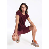 Lole Performance Wool T-shirt femme prune live 4