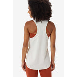 Lolë Performance Wool tank top gardenia femme dos