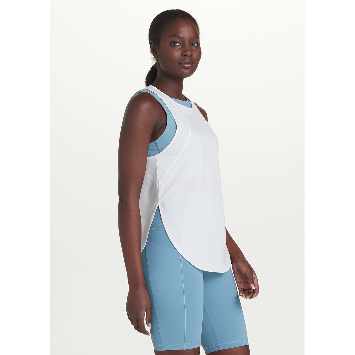 Lole camisole Performance Wool Tank Top gardenia femme lateral