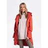 Lole Piper manteau de pluie à capuchon paprika pour femme