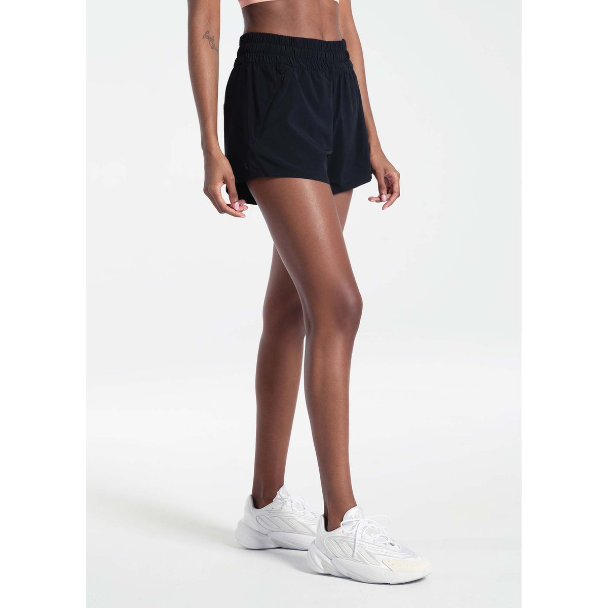 Lole Running shorts de course à pied noir femme face