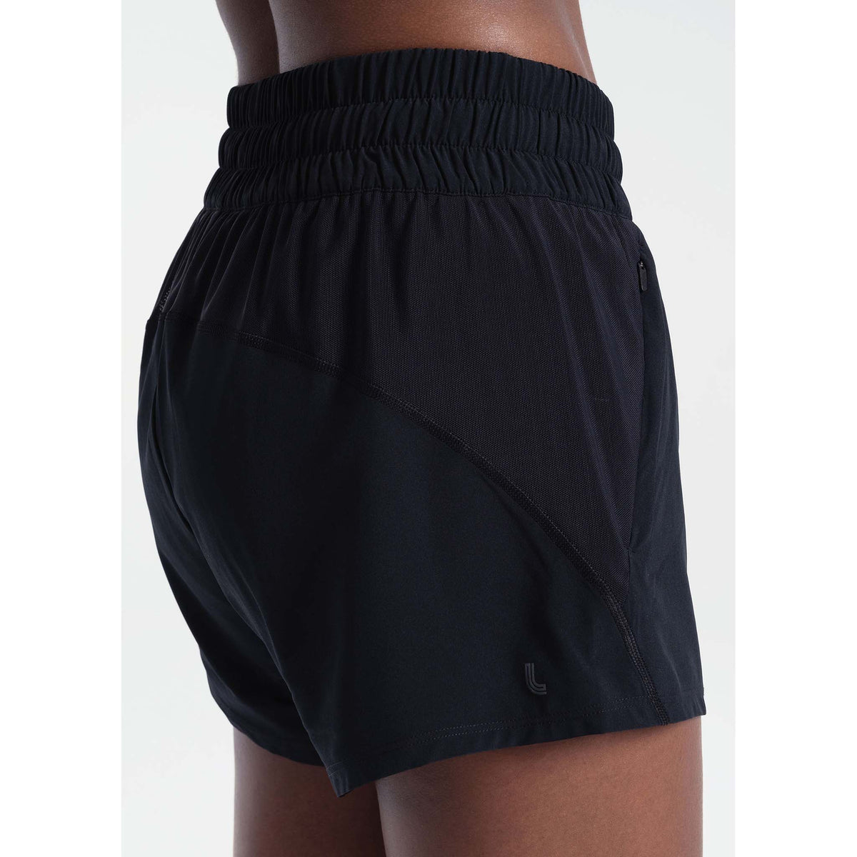 Lole Running shorts de course à pied noir femme poche zippée