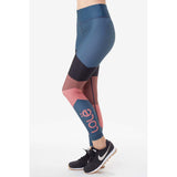 Lole Sierra leggings blue anchor jambes