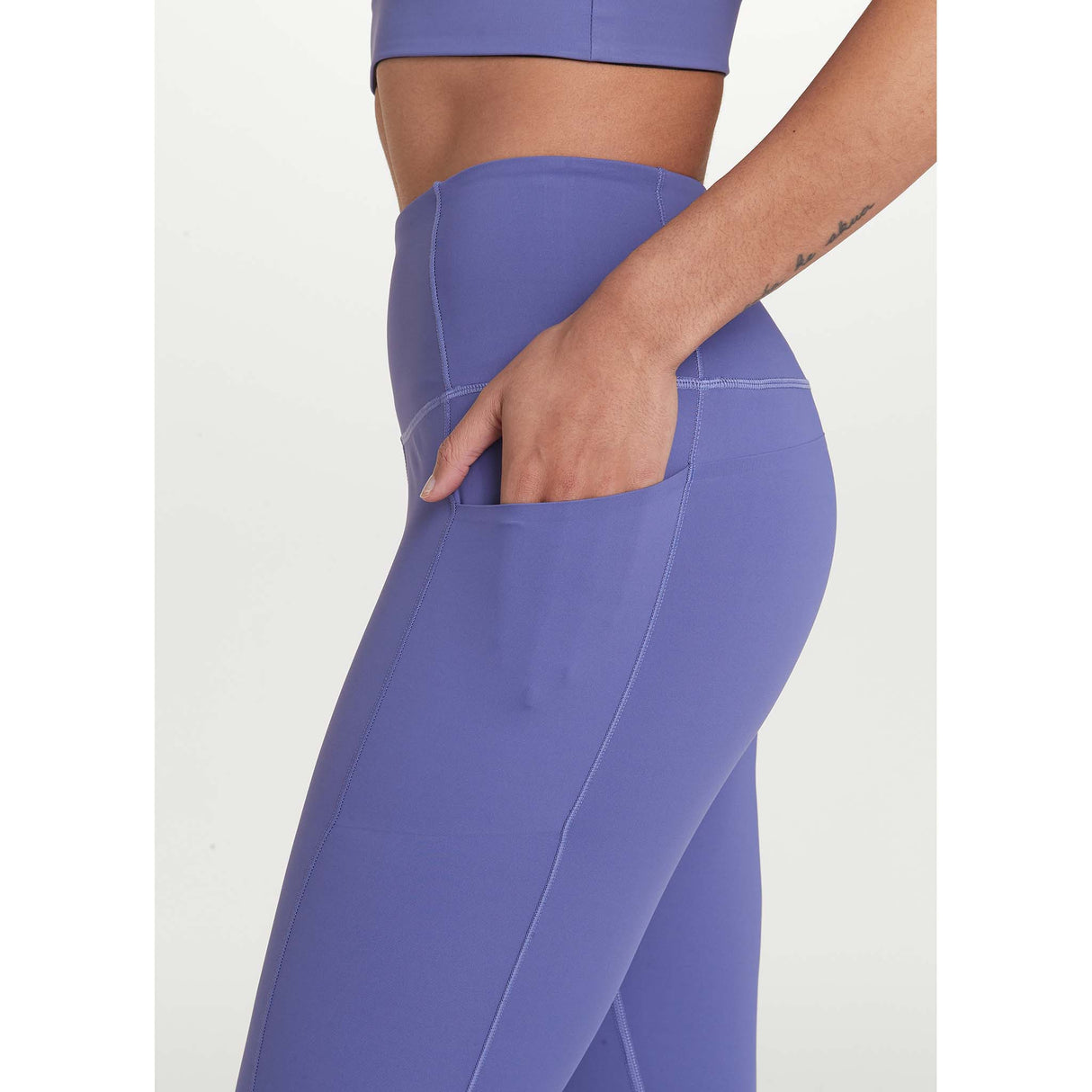 Lole leggings à la cheville Step Up dusk purple femme poche