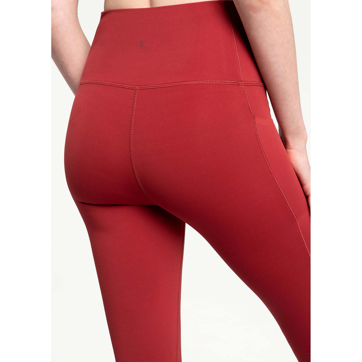 Lole legging cheville Step Up dos details - merlot