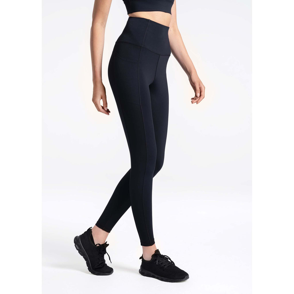 Lole legging cheville Step Up lateral - noir