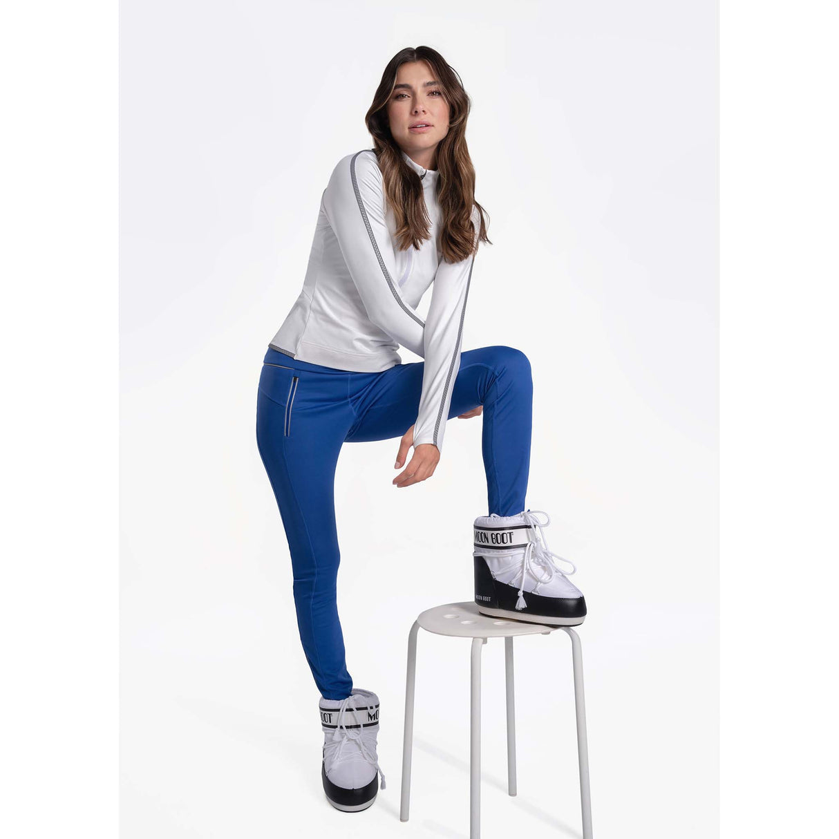 Lolë Trek leggings à taille haute pour femme lapis live