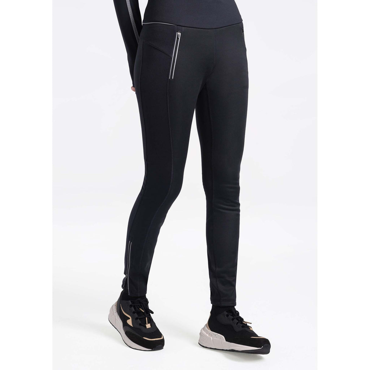 Lolë Trek leggings à taille haute pour femme noir details