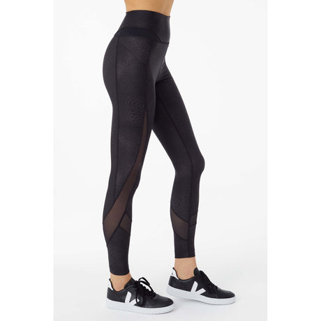 Lole leggings à la cheville Burst Edition noir serpent lateral
