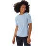 Lole T-shirt sport à manches courtes Performance Wool fog blue pour femme