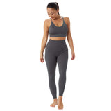 Lole soutien-gorge à soutien moyen Sweat Tech Rib Eucalyptus face 2