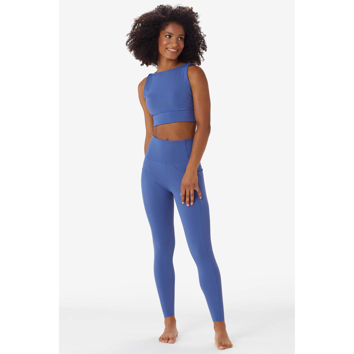 Lole Step Up top de sport iron blue femme live 2