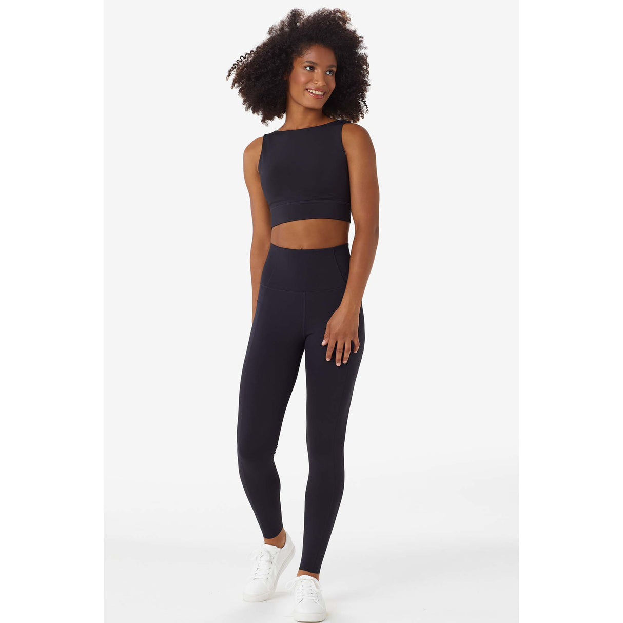 Lole Step Up top de sport noir femme live 2