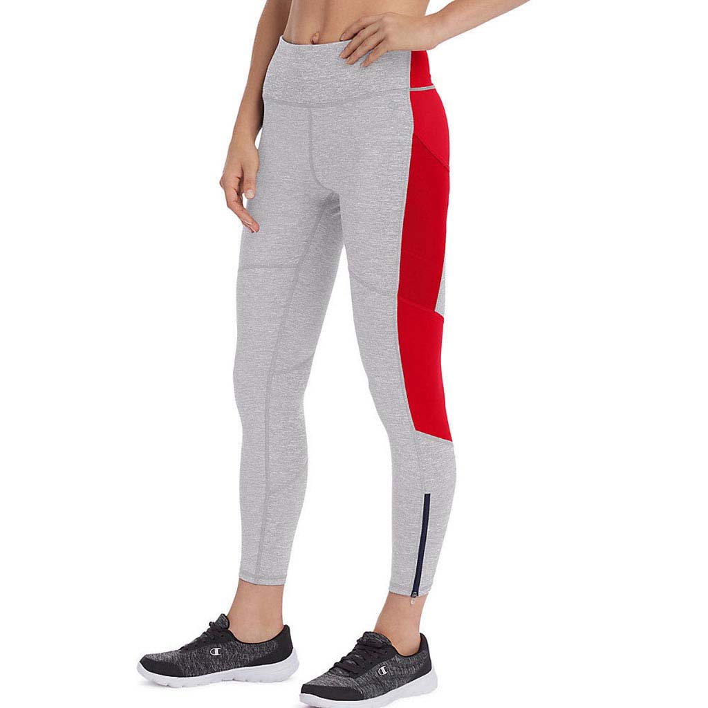 Champion Fashion 7/8 Tights legging sport pour femme noir gris rouge