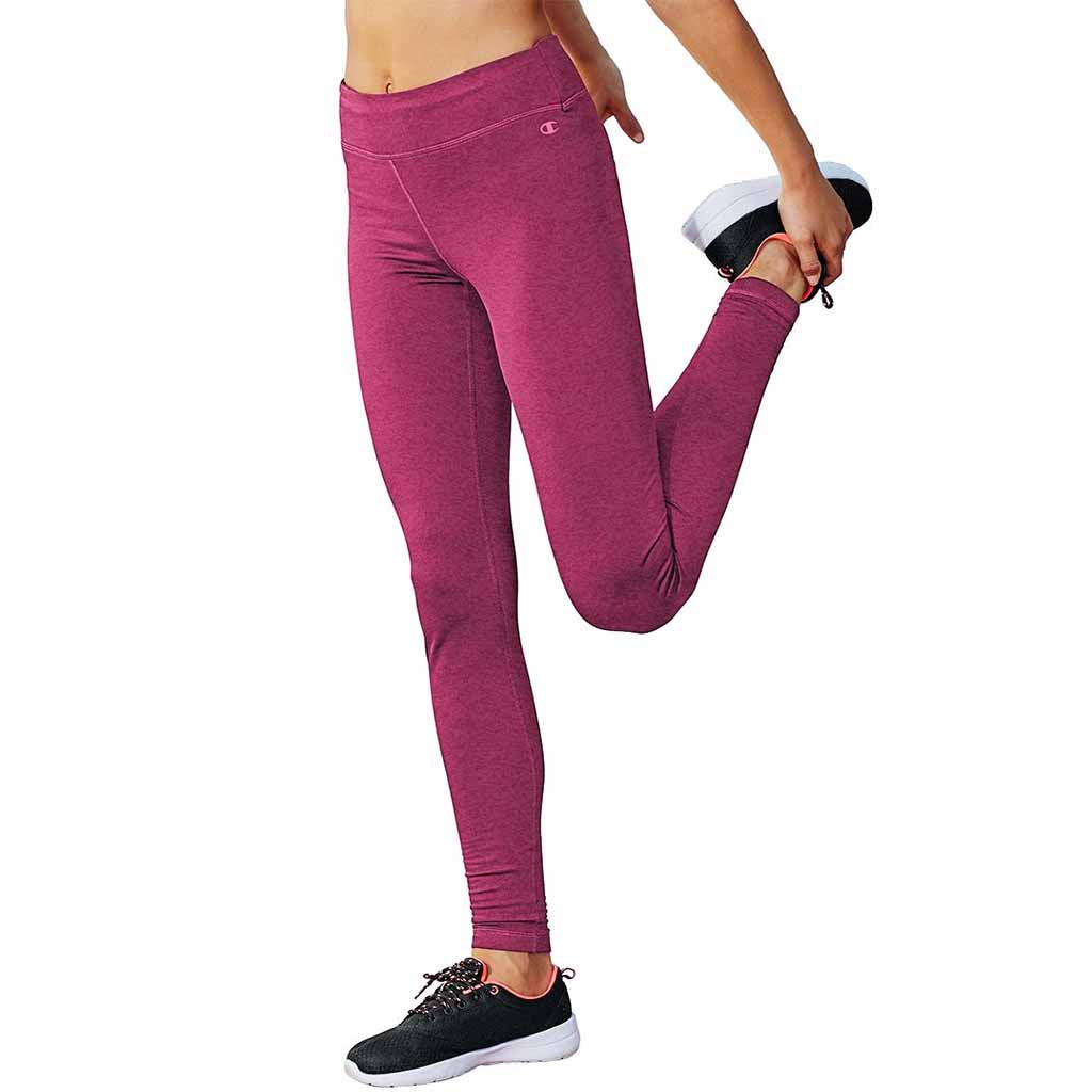 Pantalon legging sport femme Champion Tech Fleece berry delight Soccer Sport Fitness
