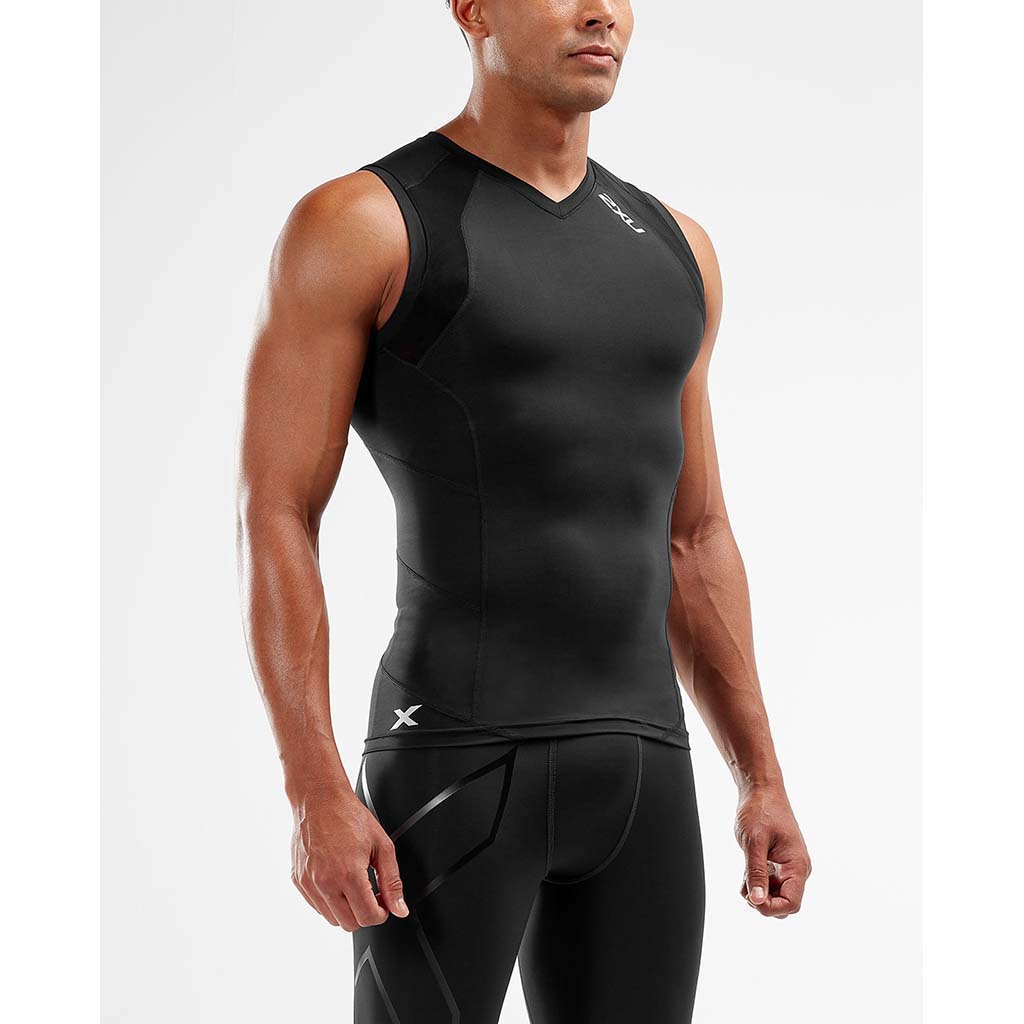 2XU sleeveless sports compression tank for men – Soccer Sport Fitness