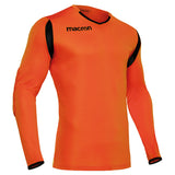 Macron antilia soccer goalkeeper shirt orange black