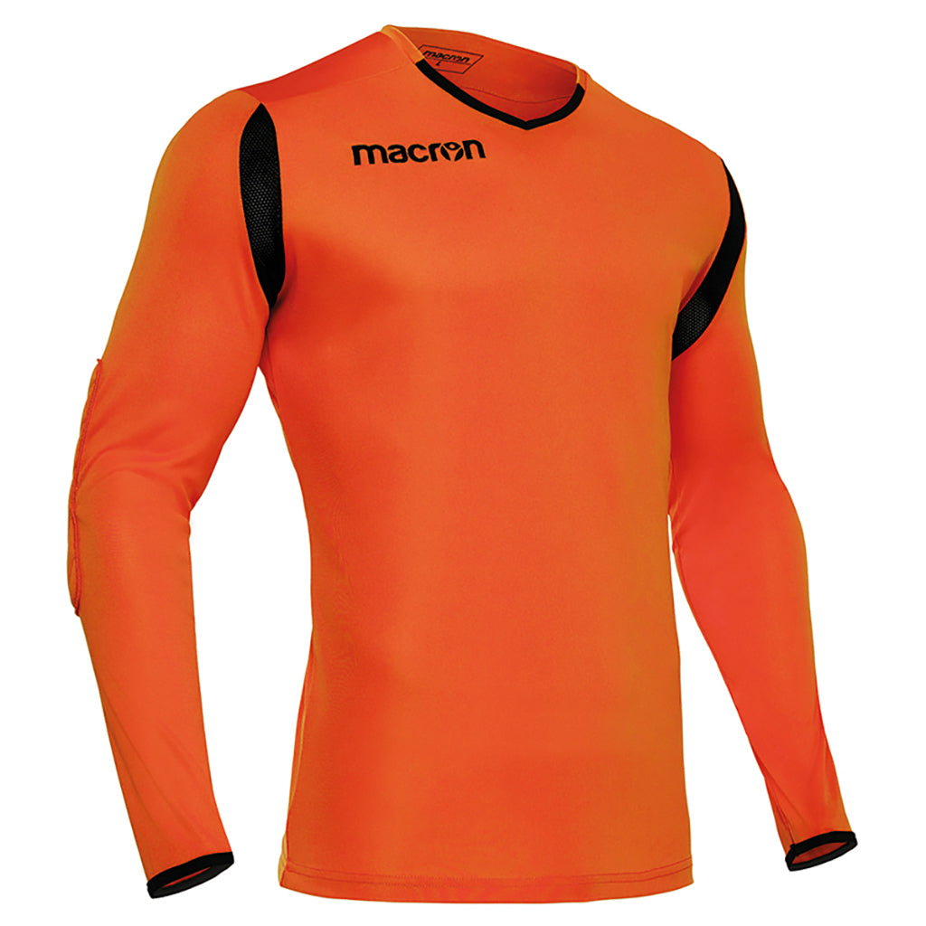 Macron antilia soccer goalkeeper shirt orange black