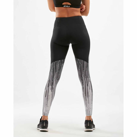 2XU Leggings de compression imprimé taille mi-haute d'entrainement dos