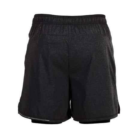 Mizuno Alpha Eco 7 pouces 2-en-1 shorts noir homme dos