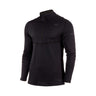 Mizuno Breath Thermo demi-zip de course à pied noir manches longues homme