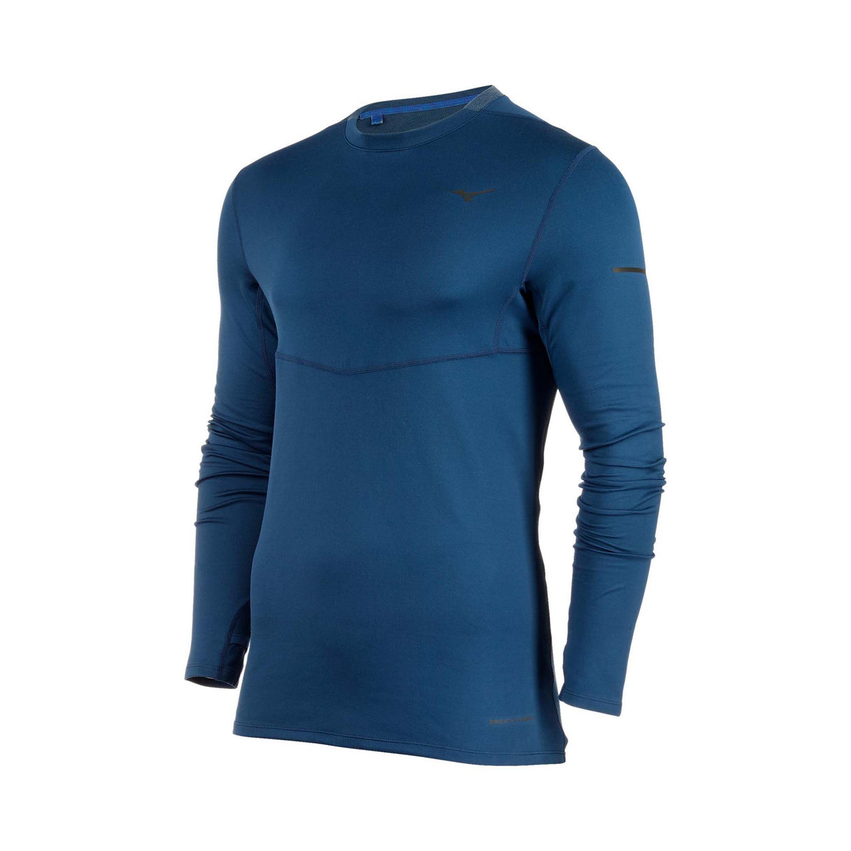 Mizuno Breath Thermo couche de base à manches longues ensign blue pour homme