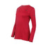 Mizuno Breath Thermo couche de base à manches longues prune rouge femme