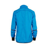 Manteau de course à pied swedish blue pour femme Mizuno Breath Thermo full zip dos