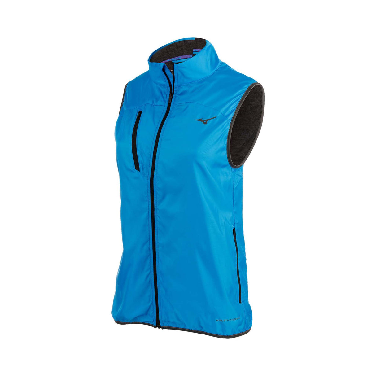 Veste de course à pied swedish blue pour femme Mizuno Breath Thermo