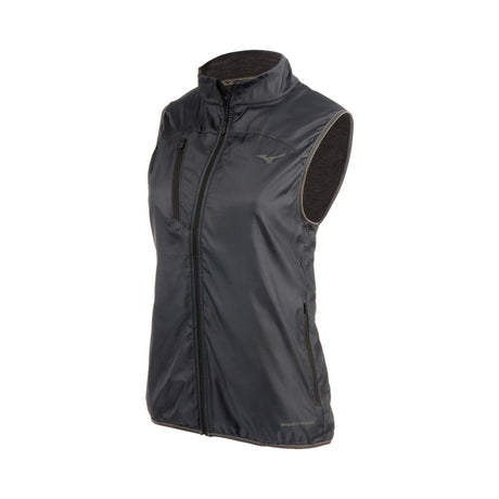 Veste de course à pied noir pour femme Mizuno Breath Thermo