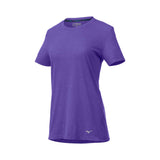 Mizuno Inspire T-shirt sport d'entrainement manches courtes femme deep blue