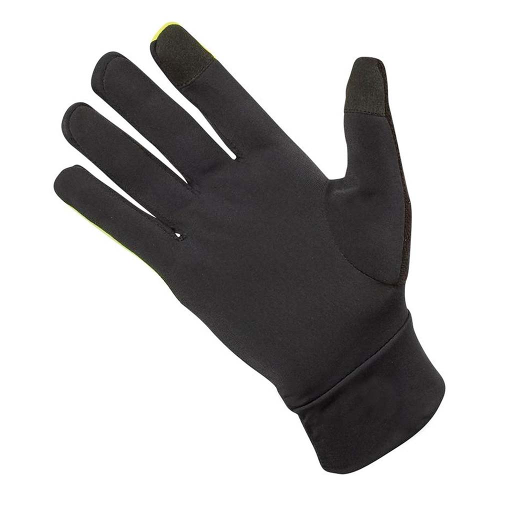 Mizuno Warmalite black running gloves palm