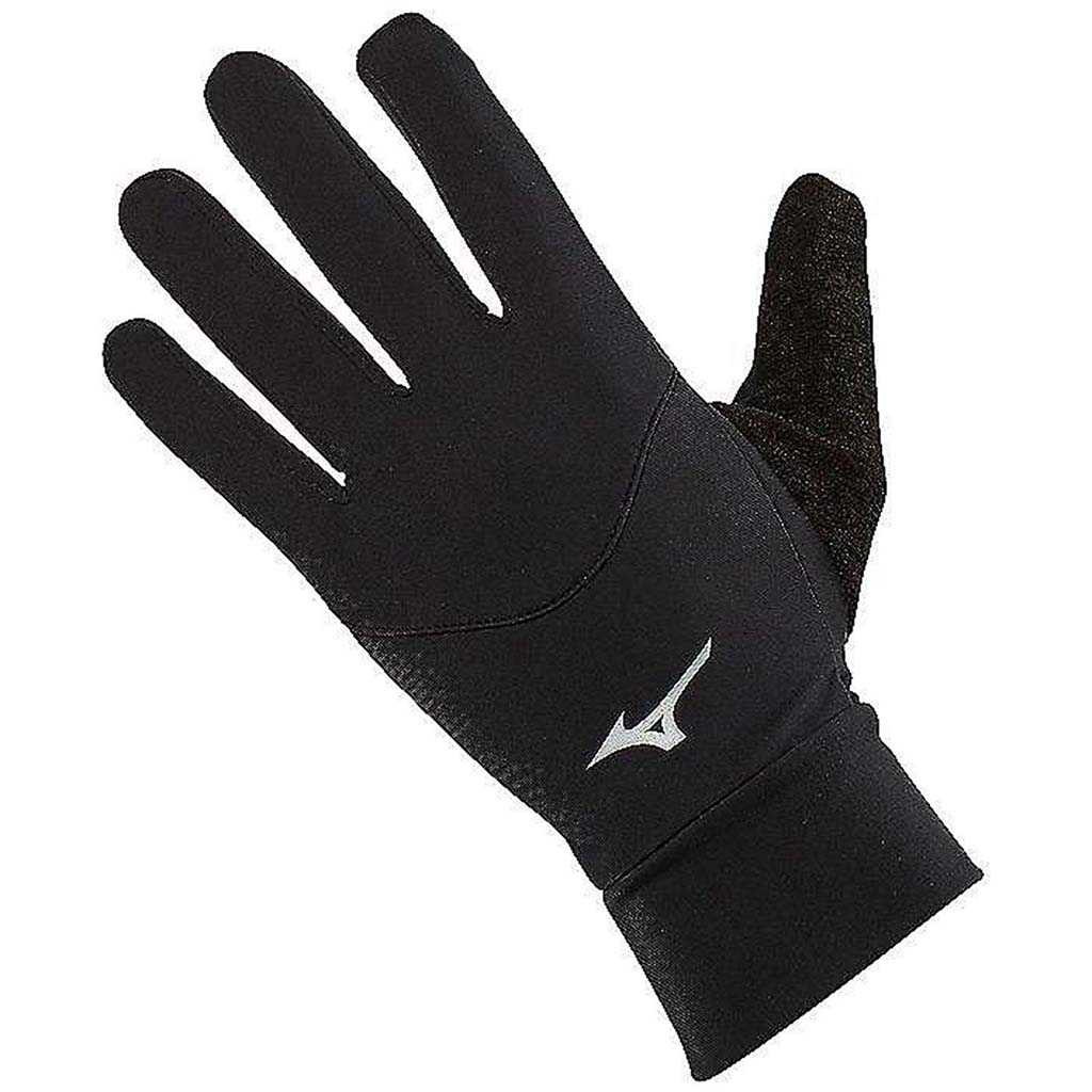 Mizuno Warmalite black running gloves