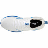 Mizuno Wave Neo Wind chaussures de course à pied pour homme - Undyed White / Peace Blue
