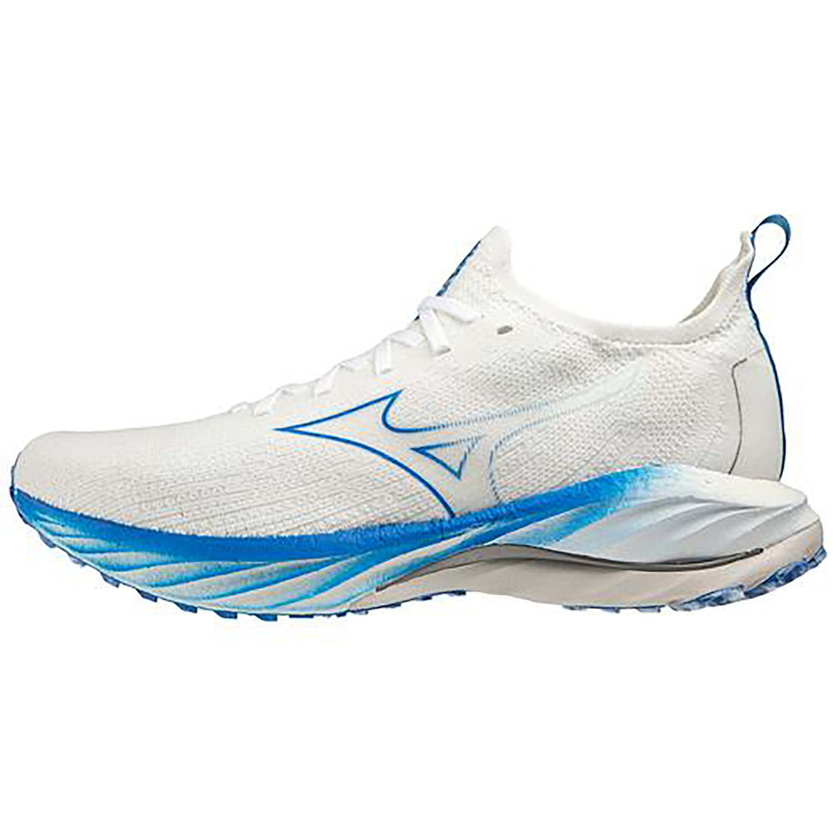 Mizuno Wave Neo Wind chaussures de course à pied homme undyed white peace blue