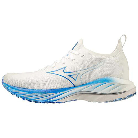 Mizuno Wave Neo Wind chaussures de course à pied femme undyed white peace blue