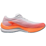 Mizuno Wave Rebellion Flash chaussures de course à pied homme - blanc / argent lateral