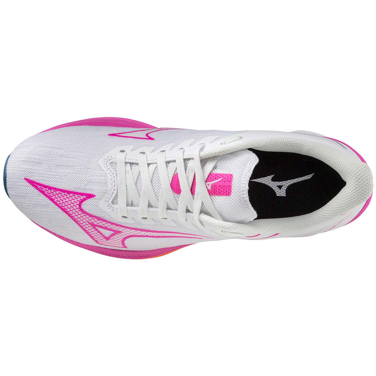 Mizuno Wave Rebellion Sonic chaussures de course femme - white / athena empeigne