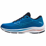 Mizuno Wave Rider 25 chaussures de course à pied pour femme - Imperial Blue/Vivid Blue côté 2