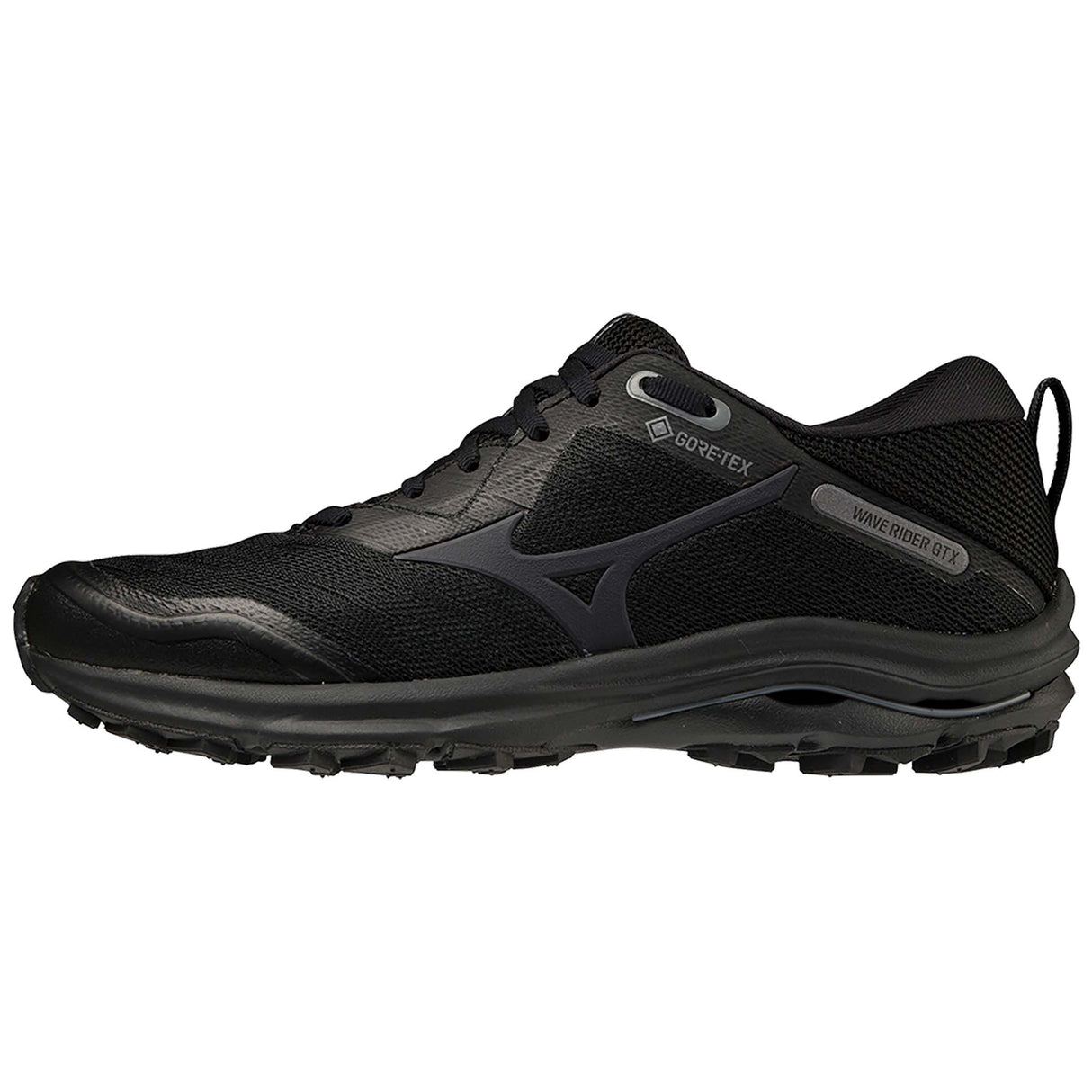 Mizuno Wave Rider GTX chaussures de course à pied femme - noir / noir