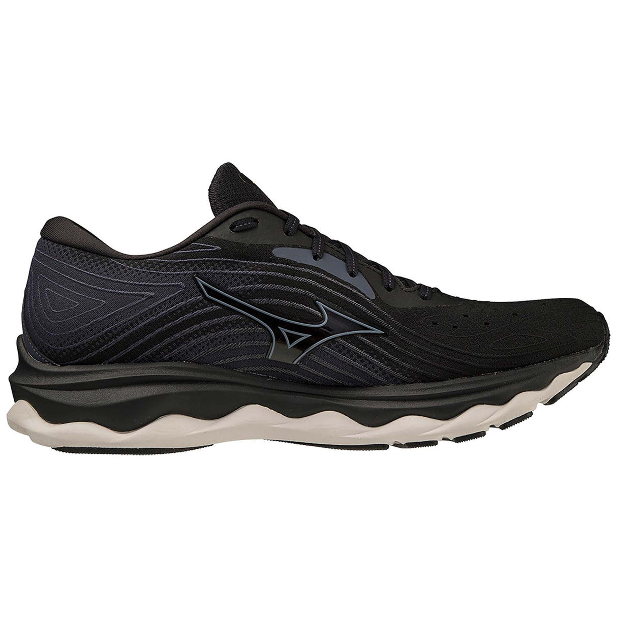 Mizuno Wave Sky 6 souliers de course homme - black tradewinds lateral