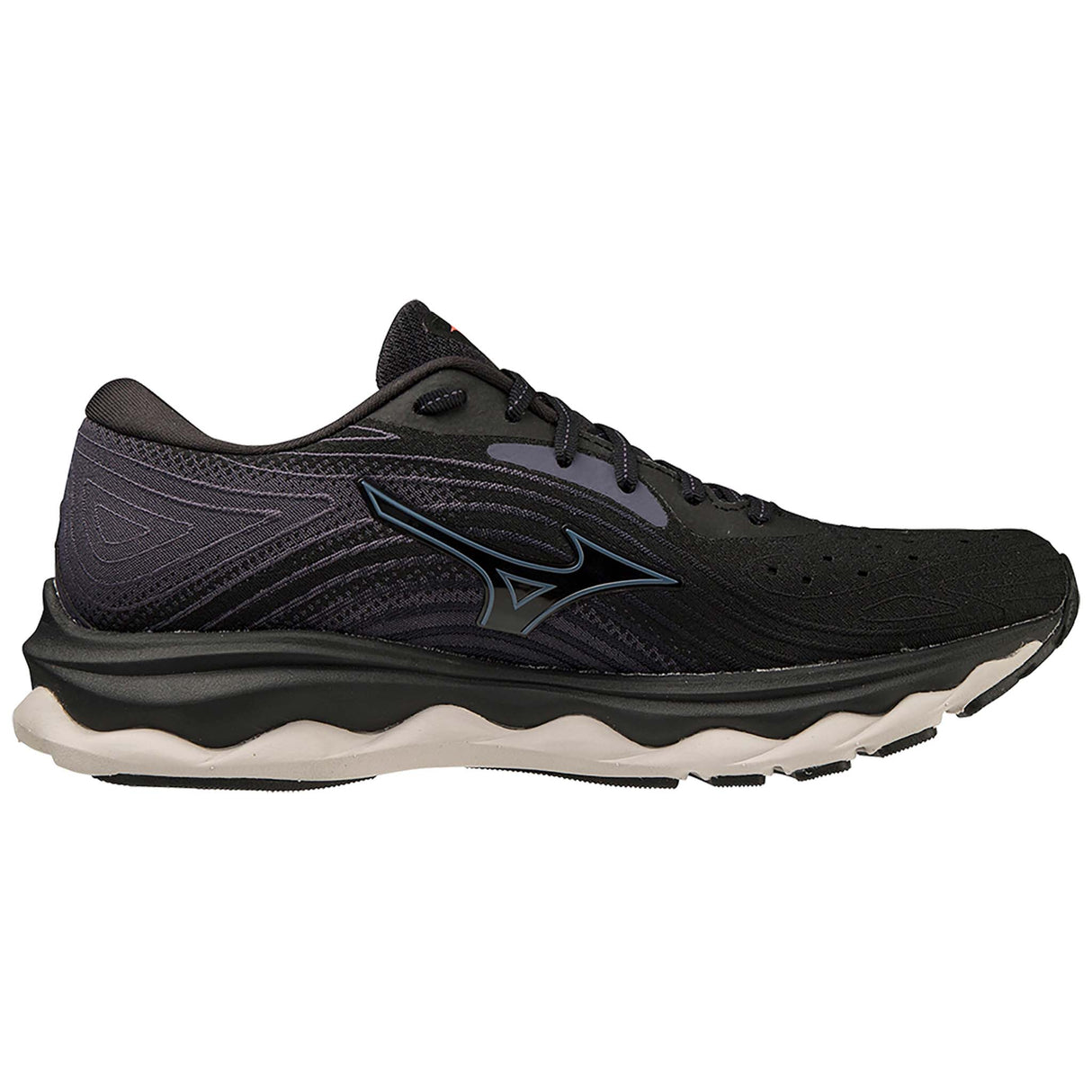 Mizuno Wave Sky 6 chaussure de course à pied pour femmeMizuno Wave Sky 6 chaussure de course à pied femme - black quicksilver lateral