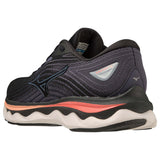 Mizuno Wave Sky 6 chaussure de course à pied pour femmeMizuno Wave Sky 6 chaussure de course à pied femme - black quicksilver talon 2