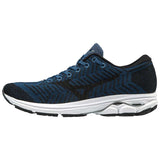 Mizuno Waveknit R2 chaussure de course a pied homme bleu noir