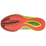 Mizuno Wave Rebellion running de course à pied homme neon lime semelle