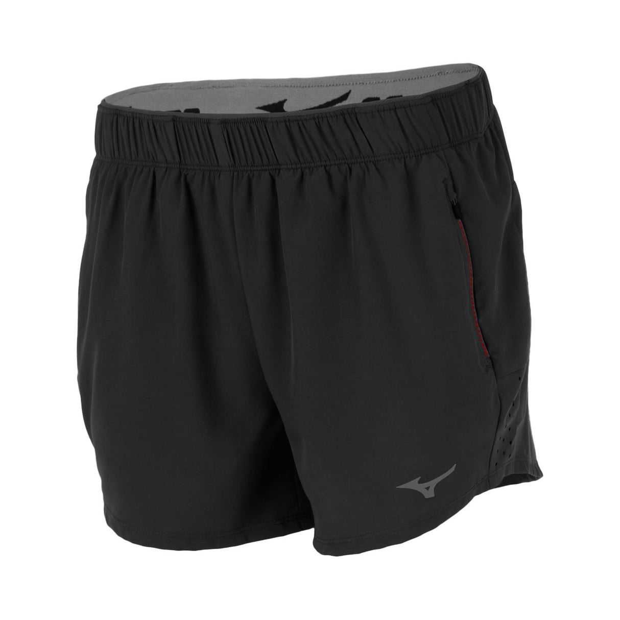 Mizuno Alpha 4 pouces short de course noir femme