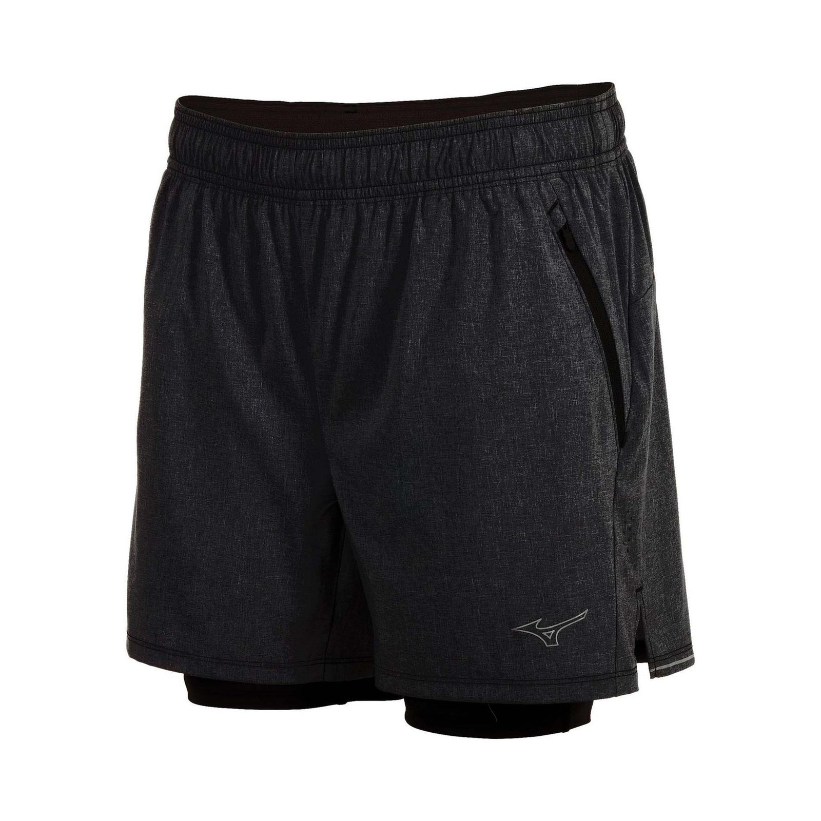 Mizuno Mizuno Alpha Eco 5 pouces 2-en-1 short de course à pied femme