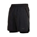 Mizuno Mizuno Alpha Eco 7 pouces 2-en-1 short de course à pied homme